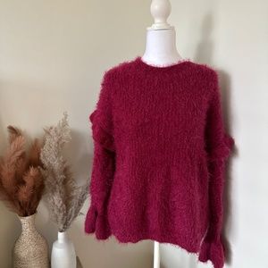 Very soft magenta sweater